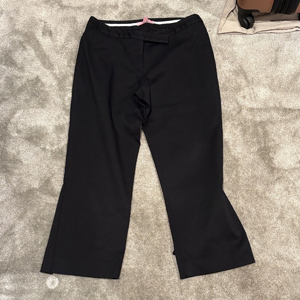 Easel Black Trousers